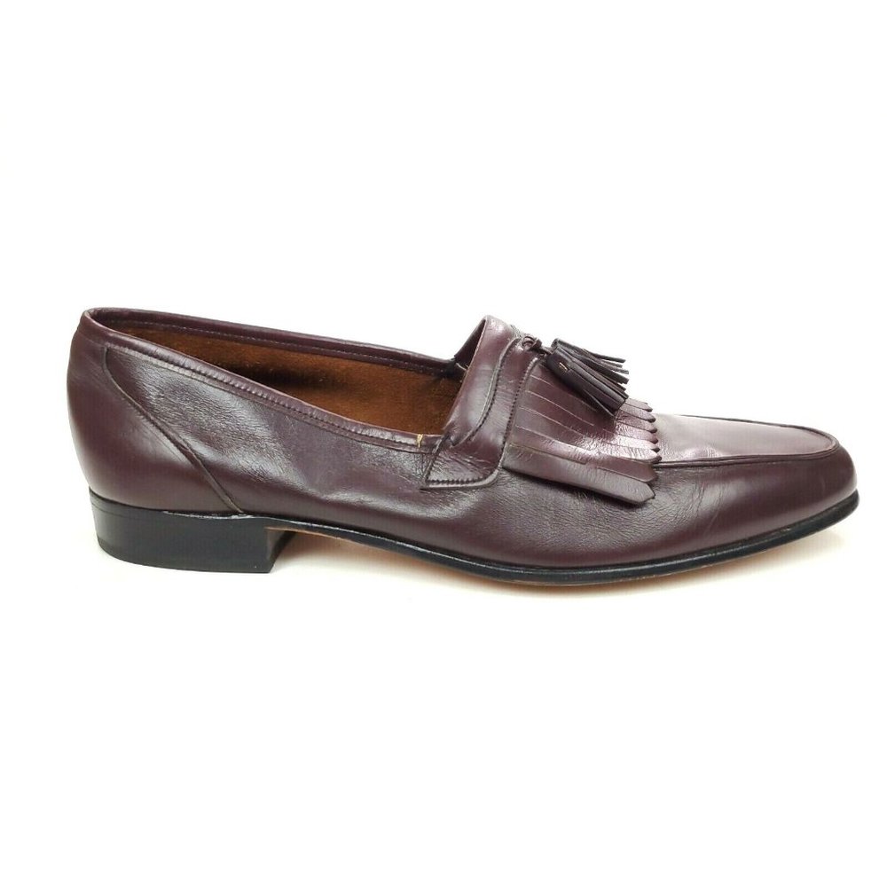 FREEMAN Men's Kiltie Tassel Loafers Size 11 M Brown